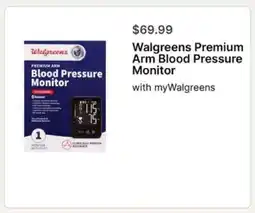 Walgreens Walgreens Premium Arm Blood Pressure Monitor offer