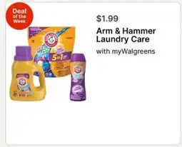 Walgreens Arm & Hammer Laundry Care offer