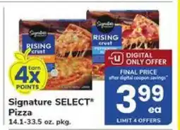 Safeway Signature SELECT Pizza offer