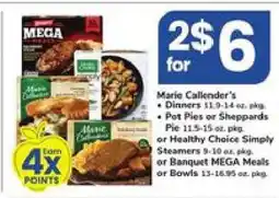 Safeway Marie Callender’s Meals offer