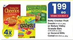 Safeway Betty Crocker Fruit Snacks or Nature Valley Granola Bars or General Mills Cereal offer