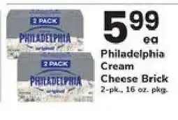 Safeway Philadelphia Cream Cheese Brick offer