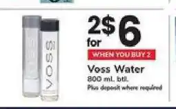 Safeway Voss Water offer
