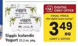 Safeway Siggi's Icelandic Yogurt offer