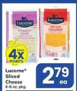 Safeway Lucerne Sliced Cheese offer