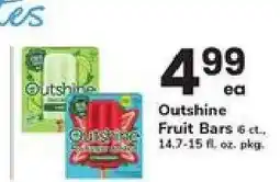 Safeway Outshine Fruit Bars offer