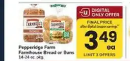Safeway Pepperidge Farm Farmhouse Bread or Buns offer
