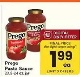 Safeway Prego Pasta Sauce offer