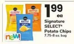 Safeway Signature SELECT Potato Chips offer