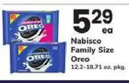 Safeway Nabisco Family Size Oreo offer