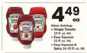 Safeway Heinz Ketchup offer