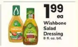 Safeway Wishbone Salad Dressing offer