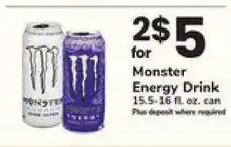 Safeway Monster Energy Drink offer