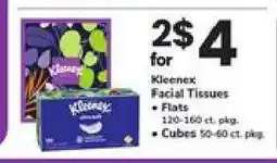 Safeway Kleenex Facial Tissues offer