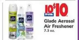 Safeway Glade Aerosol Air Freshener offer