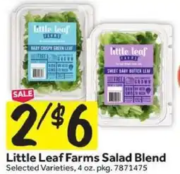 Stop&Shop Little Leaf Farms Salad Blend offer