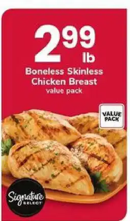 Safeway Signature Select Boneless Skinless Chicken Breast offer