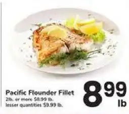 Safeway Pacific Flounder Fillet offer