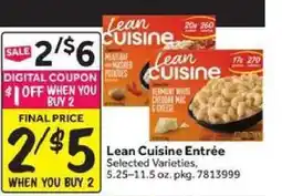 Stop&Shop Lean Cuisine Entrée offer