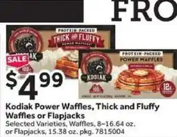 Stop&Shop Kodiak Power Waffles, Thick and Fluffy Waffles or Flapjacks offer