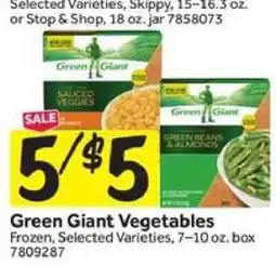 Stop&Shop Green Giant Vegetables offer