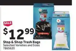 Stop&Shop Stop & Shop Trash Bags offer