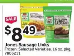 Stop&Shop Jones Sausage Links offer