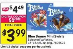 Stop&Shop Blue Bunny Mini Swirls offer