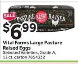 Stop&Shop Vital Farms Large Pasture Raised Eggs offer