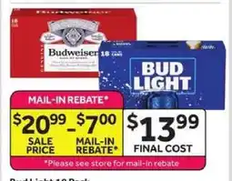 Stop&Shop Bud Light 18 Pack offer