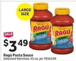 Stop&Shop Ragú Pasta Sauce offer