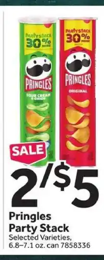 Stop&Shop Pringles Party Stack offer