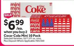 Stop&Shop Coca-Cola Mini 10 Pack offer