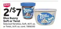 Stop&Shop Blue Bunny Soft or Twist offer
