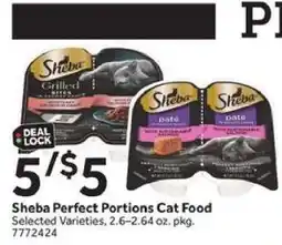 Stop&Shop Sheba Perfect Portions Cat Food offer