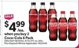 Stop&Shop Coca-Cola 6 Pack offer