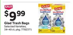 Stop&Shop Glad Trash Bags offer