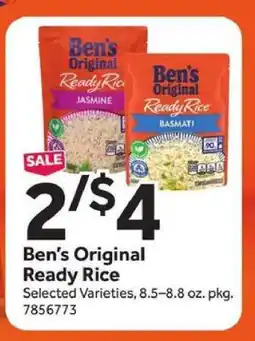Stop&Shop Ben's Original Ready Rice offer