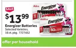 Stop&Shop Energizer Batteries offer
