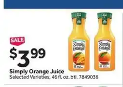 Stop&Shop Simply Orange Juice offer