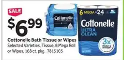 Stop&Shop Cottonelle Bath Tissue or Wipes offer