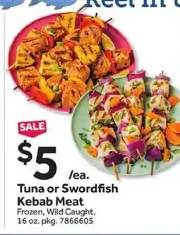 Stop&Shop Tuna or Swordfish Kebab Meat offer