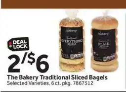Stop&Shop The Bakery Traditional Sliced Bagels offer