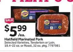 Stop&Shop Hatfield Marinated Pork offer