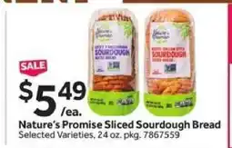Stop&Shop Nature’s Promise Sliced Sourdough Bread offer
