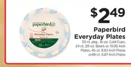 ShopRite Paperbird Everyday Plates offer