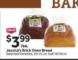Stop&Shop Jessica’s Brick Oven Bread offer