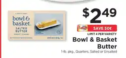 ShopRite Bowl & Basket Butter offer
