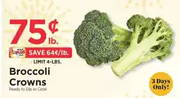 ShopRite Broccoli Crowns offer