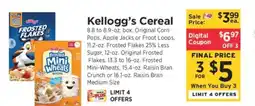 ShopRite Kellogg's Cereal offer